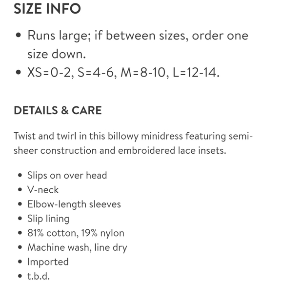 Free People Berline Mesh Trapeze Mini Dress - Picture 9 of 10